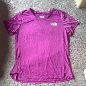 The North Face Women's Vibrant Purple Short Sleeve Tee